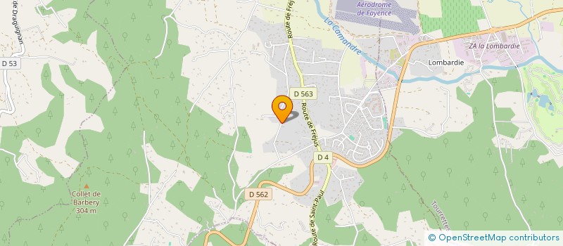 localisation de l'entreprise ESTIENNE FAMILY  FAYENCE