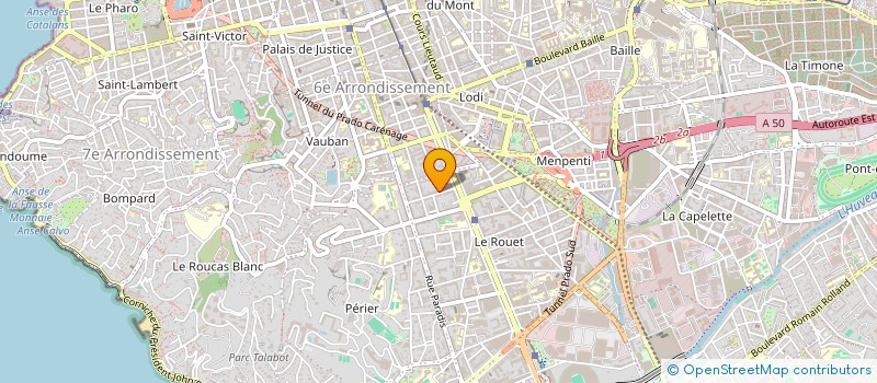 localisation de l'entreprise ESTIENNE ORVES à MARSEILLE