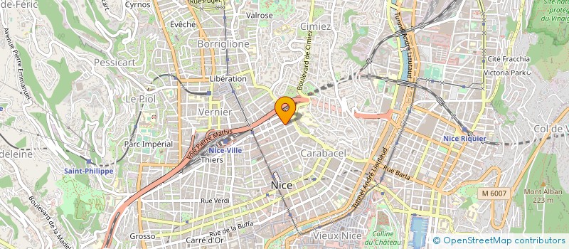 localisation de l'entreprise ESTIKA à NICE