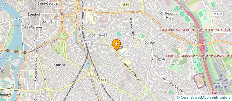localisation de l'entreprise ESTILIA à TOULOUSE