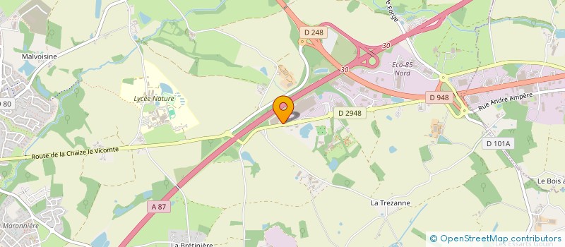 localisation de l'entreprise ESTILLE à LA ROCHE-SUR-YON