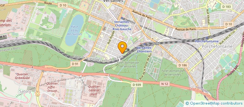 localisation de l'entreprise ESTIM'S TRAITEUR à VERSAILLES