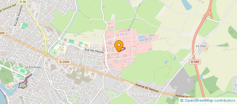 localisation de l'entreprise ESTIM TAXI à LES SABLES-D'OLONNE