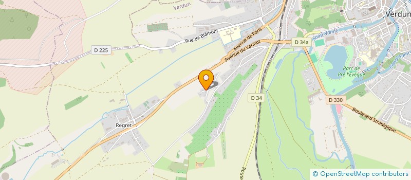 localisation de l'entreprise ESTIMA à VERDUN