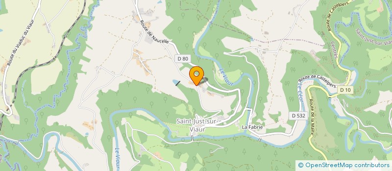 localisation de l'entreprise ESTIMMO  SAINT-JUST-SUR-VIAUR