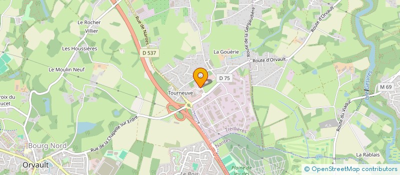 localisation de l'entreprise ESTIMPRO à NANTES