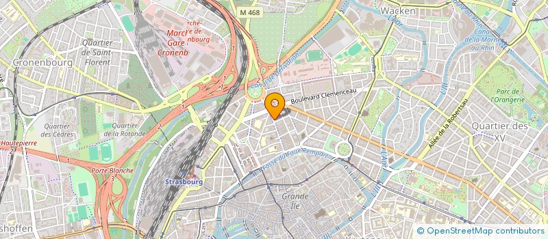 localisation de l'entreprise ESTINTER à STRASBOURG