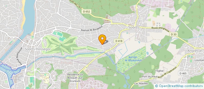 localisation de l'entreprise ESTIREBEOU à SOORTS-HOSSEGOR