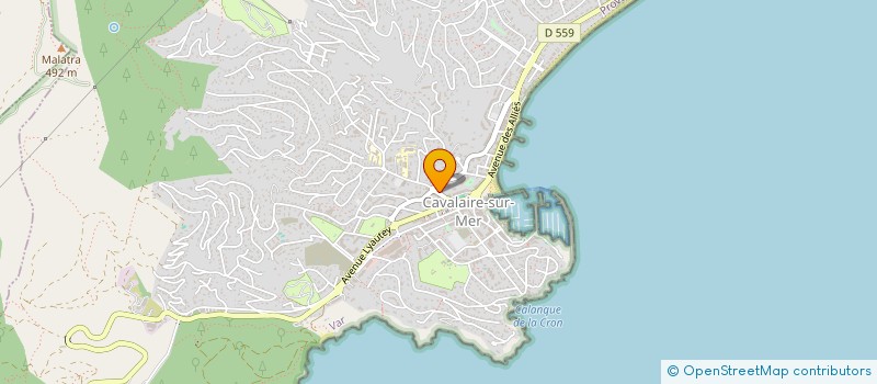 localisation de l'entreprise ESTIVA à CAVALAIRE-SUR-MER