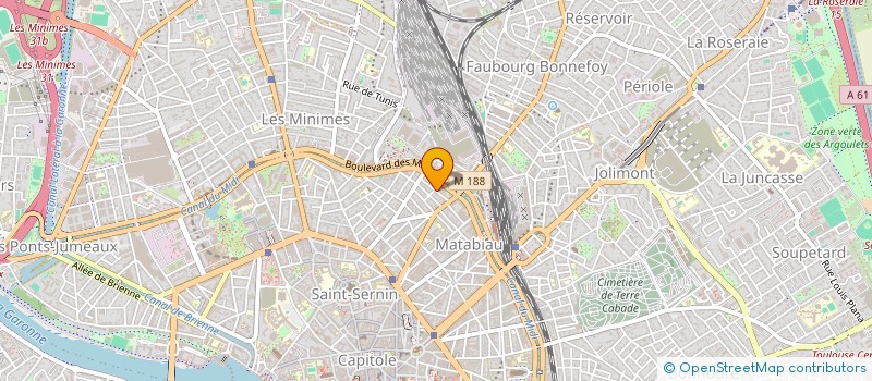 localisation de l'entreprise ESTIVAL 2 à TOULOUSE