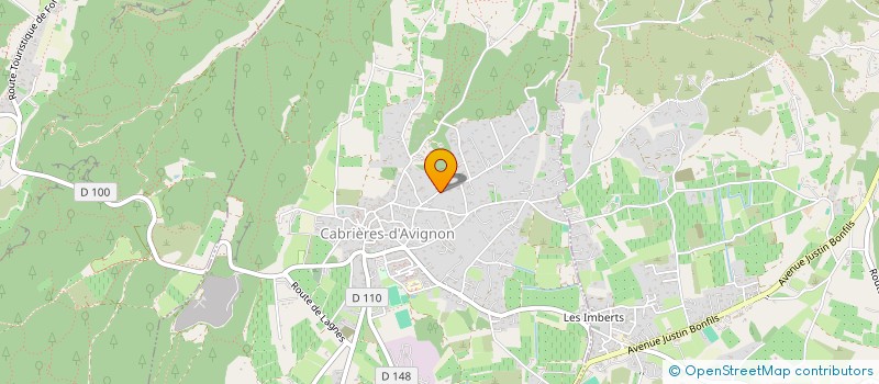 localisation de l'entreprise ESTIVAL  CABRIERES-D'AVIGNON