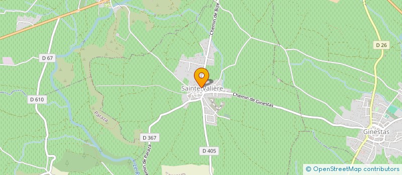 localisation de l'entreprise ESTIVAL  SAINTE-VALIERE