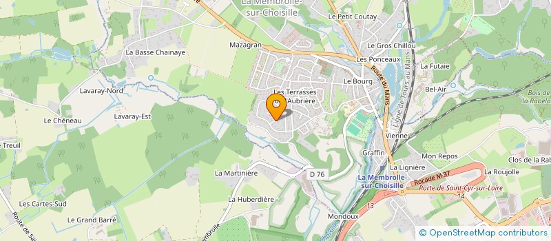 localisation de l'entreprise ESTIVALE DE LA GUILLAUDRALE  LA MEMBROLLE-SUR-CHOISILLE