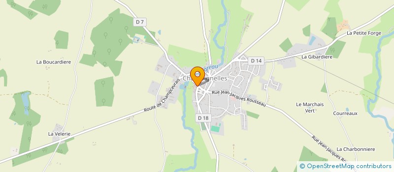 localisation de l'entreprise ESTIVALES DE PUISAYE à CHAMPIGNELLES