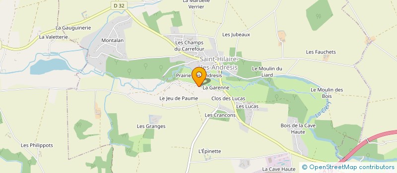 localisation de l'entreprise ESTIVALET-DUCHESNE ARNAUD ET MESNARD ELISE à SAINT-HILAIRE-LES-ANDRESIS