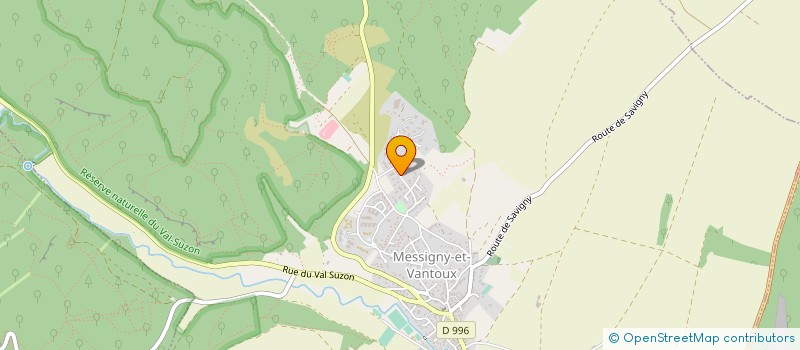 localisation de l'entreprise ESTIVALET LAVAGE à MESSIGNY-ET-VANTOUX