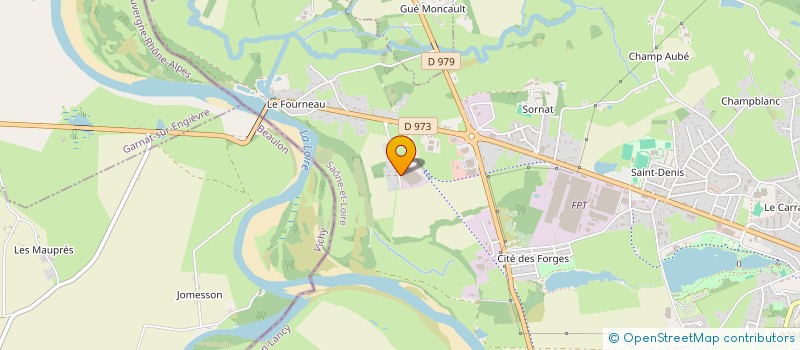 localisation de l'entreprise ESTIVE à BOURBON-LANCY