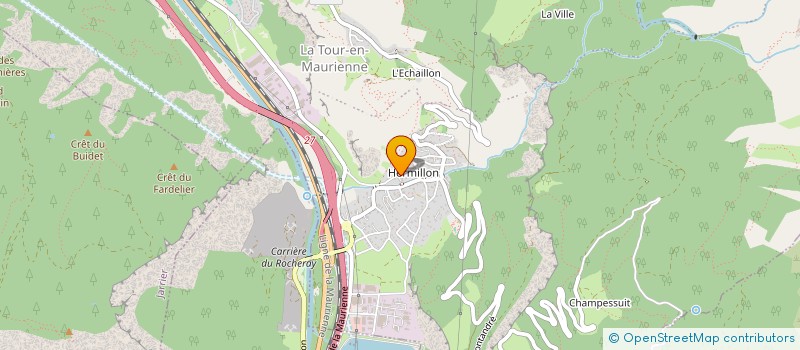 localisation de l'entreprise ESTIVE DE MONTANDRE  LA TOUR-EN-MAURIENNE