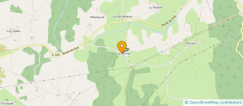 localisation de l'entreprise ESTIVE DU CROS DE FERRUSSAC  CHANALEILLES