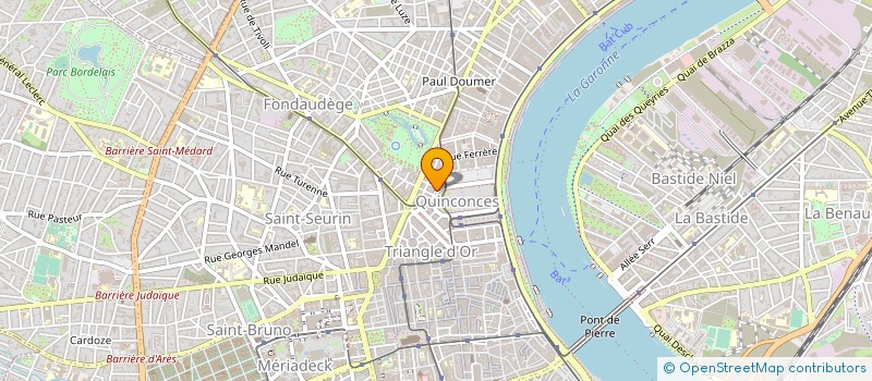 localisation de l'entreprise ESTIVEL à BORDEAUX