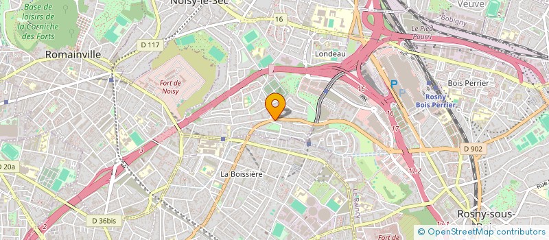 localisation de l'entreprise ESTIVENE à NOISY-LE-SEC
