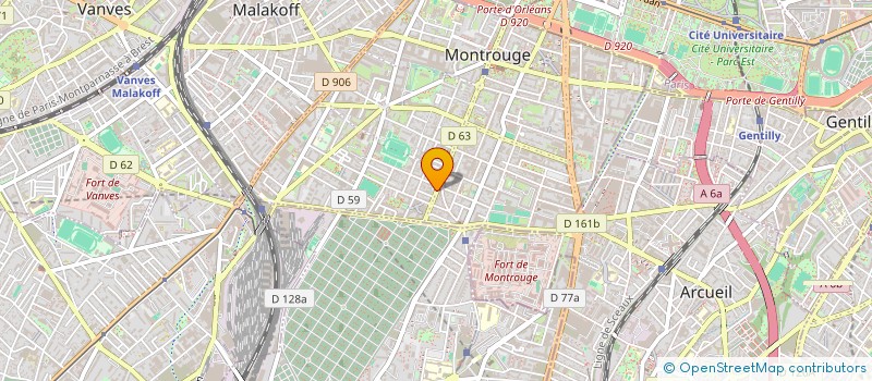 localisation de l'entreprise ESTLA TRADE  MONTROUGE