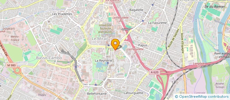 localisation de l'entreprise ESTOC  TOULOUSE