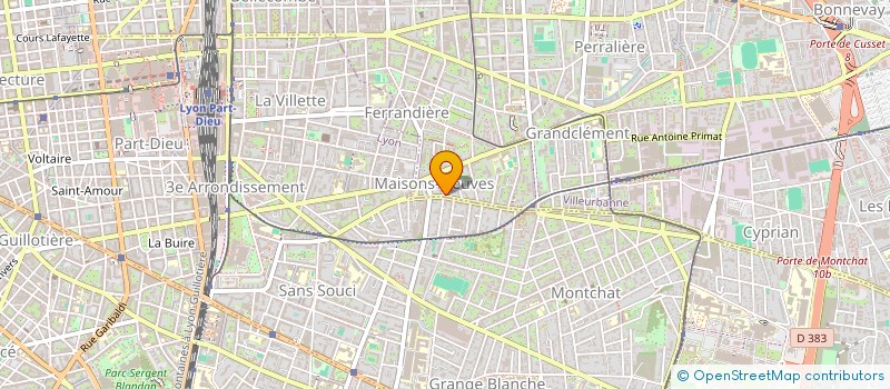 localisation de l'entreprise ESTOCKINFO  VILLEURBANNE