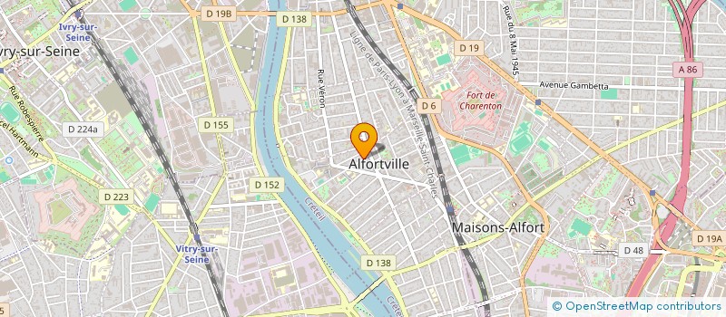 localisation de l'entreprise ESTOM SARL à ALFORTVILLE