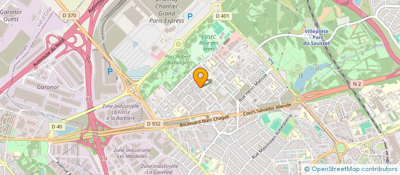 localisation de l'entreprise ESTON SERVICES à AULNAY-SOUS-BOIS