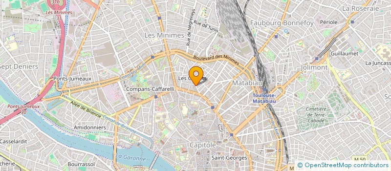localisation de l'entreprise ESTORIA à TOULOUSE