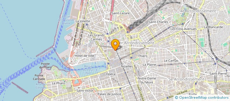 localisation de l'entreprise ESTORIK à MARSEILLE