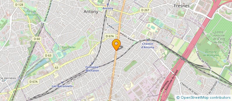 localisation de l'entreprise ESTORIL à ANTONY