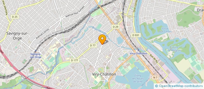 localisation de l'entreprise ESTORIL BAT à VIRY-CHATILLON