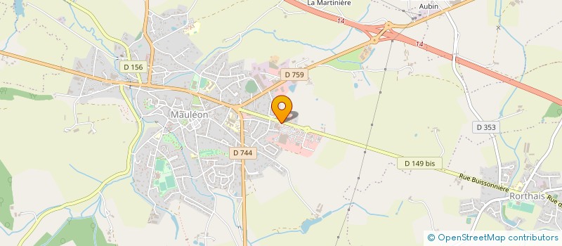 localisation de l'entreprise ESTOY à MAULEON