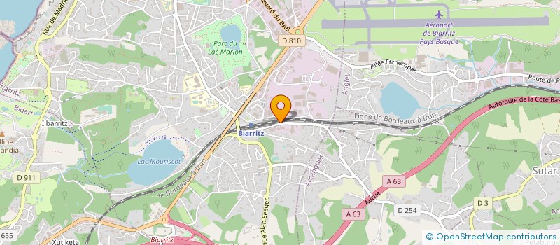 localisation de l'entreprise ESTRADA FRERES SNC à BIARRITZ