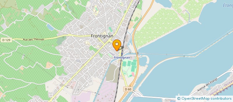 localisation de l'entreprise ESTRADE à FRONTIGNAN