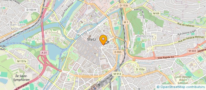 localisation de l'entreprise ESTRADE  METZ