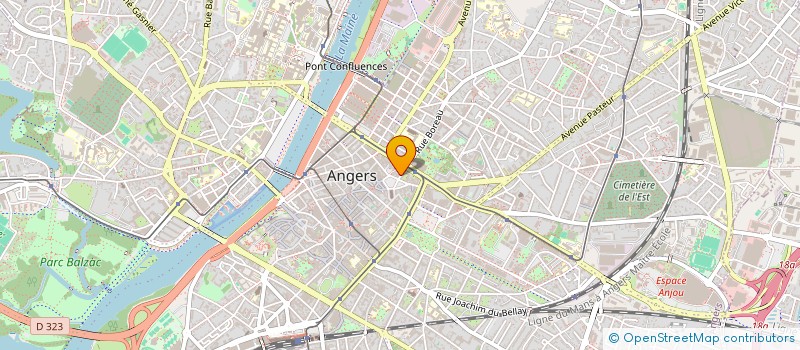 localisation de l'entreprise ESTRADE à ANGERS