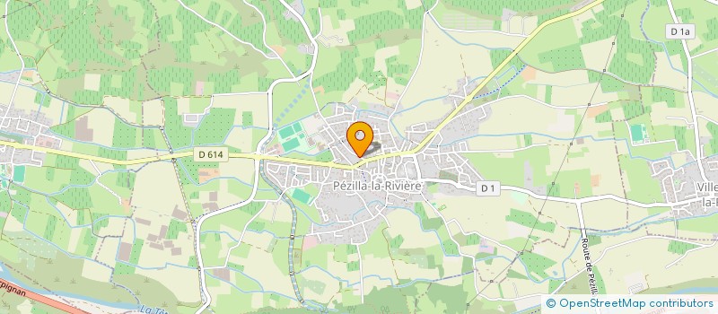 localisation de l'entreprise ESTRADE  PEZILLA-LA-RIVIERE