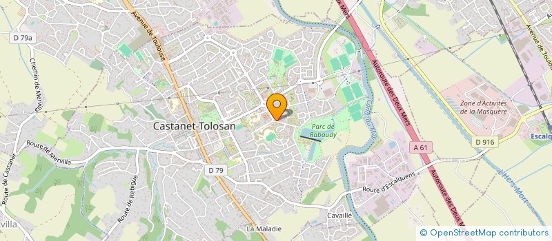 localisation de l'entreprise ESTRADE - FERIAUD à CASTANET-TOLOSAN