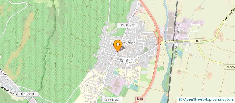 localisation de l'entreprise ESTRAL  ROUFFACH