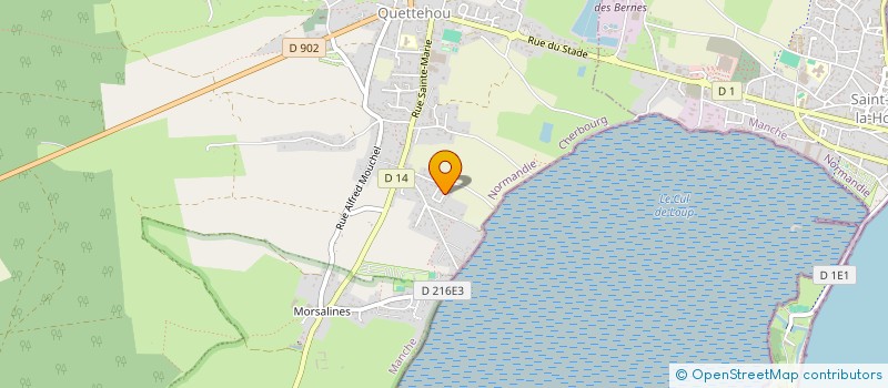 localisation de l'entreprise ESTRAN  QUETTEHOU