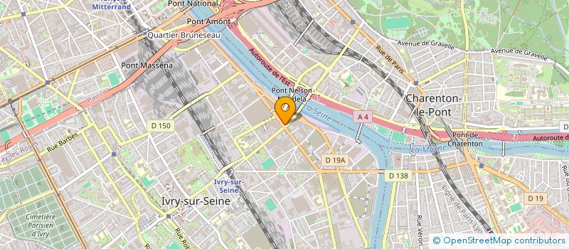 localisation de l'entreprise ESTRARRE à IVRY-SUR-SEINE