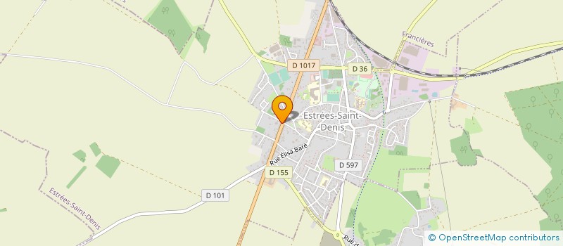 localisation de l'entreprise ESTREES VET  ESTREES-SAINT-DENIS