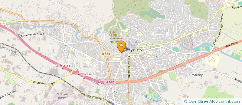 localisation de l'entreprise ESTRELA à HYERES