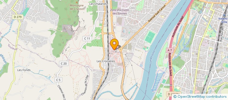 localisation de l'entreprise ESTRELA  GUILHERAND-GRANGES