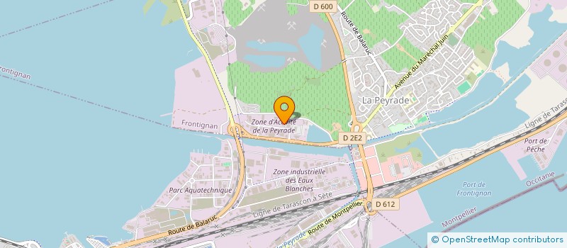 localisation de l'entreprise ESTRELA DECOUX ENERGIES à FRONTIGNAN