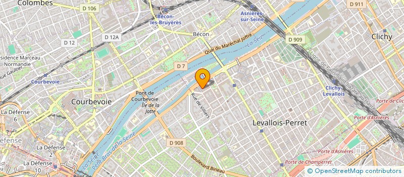 localisation de l'entreprise ESTRELA JJB à LEVALLOIS-PERRET