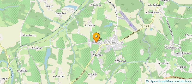 localisation de l'entreprise ESTRELLA  BRETAGNE-D ARMAGNAC